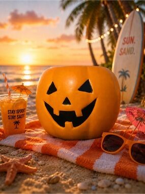Enchanted Pumpkin Jack O’ Lantern Candle